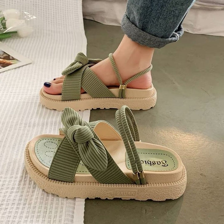Comfortable summer sandals for women – Liana-Green-3-Nora Luxe