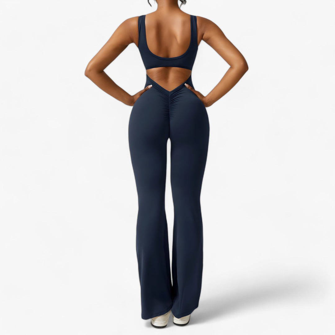 Comfortable Women's Jumpsuit – Amélie-Dark blue-XS-Nora Luxe