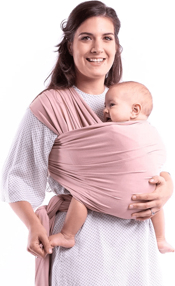 Comfortable Wrap Carrier - KleintjeKnuffel-Pink-Nora Luxe