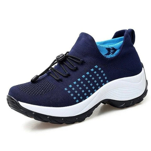 ComfortEase Therapeutic Shoes | All-Day Comfort and Support-4-White - Blue-Nora Luxe