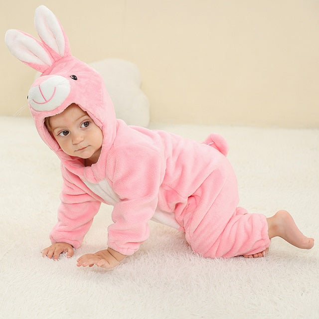 Comfy Baby Onesie with Hood - Soft Winter Warmth-2-2-6 Months-Nora Luxe
