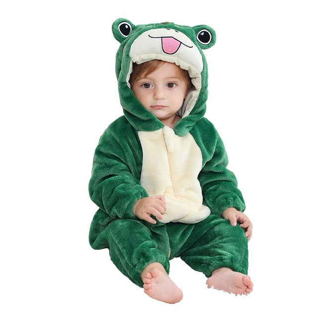 Comfy Baby Onesie with Hood - Soft Winter Warmth-4-2-6 Months-Nora Luxe