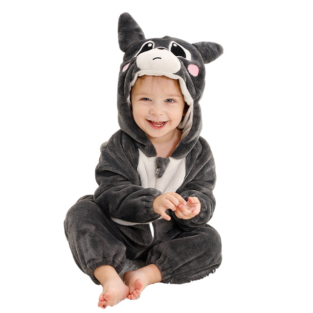 Comfy Baby Onesie with Hood - Soft Winter Warmth-5-2-6 Months-Nora Luxe