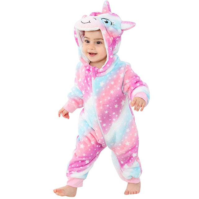 Comfy Baby Onesie with Hood - Soft Winter Warmth-9-2-6 Months-Nora Luxe