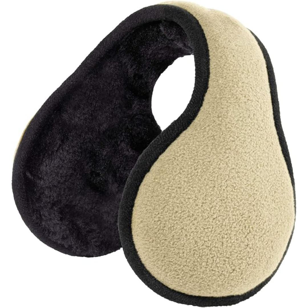 Comfy Foldable Fleece Ear Covers - SnugMuffs-White-Nora Luxe