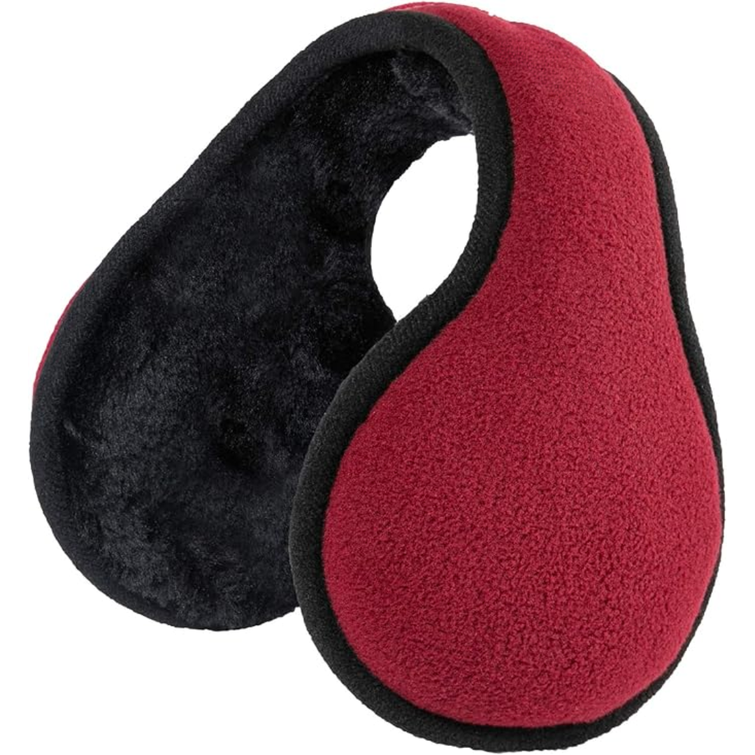 Comfy Foldable Fleece Ear Covers - SnugMuffs-White-Nora Luxe