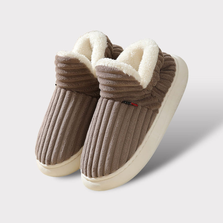 Comfy Women's Slippers - Aurora-Brown-4.0 - 4.5-Nora Luxe