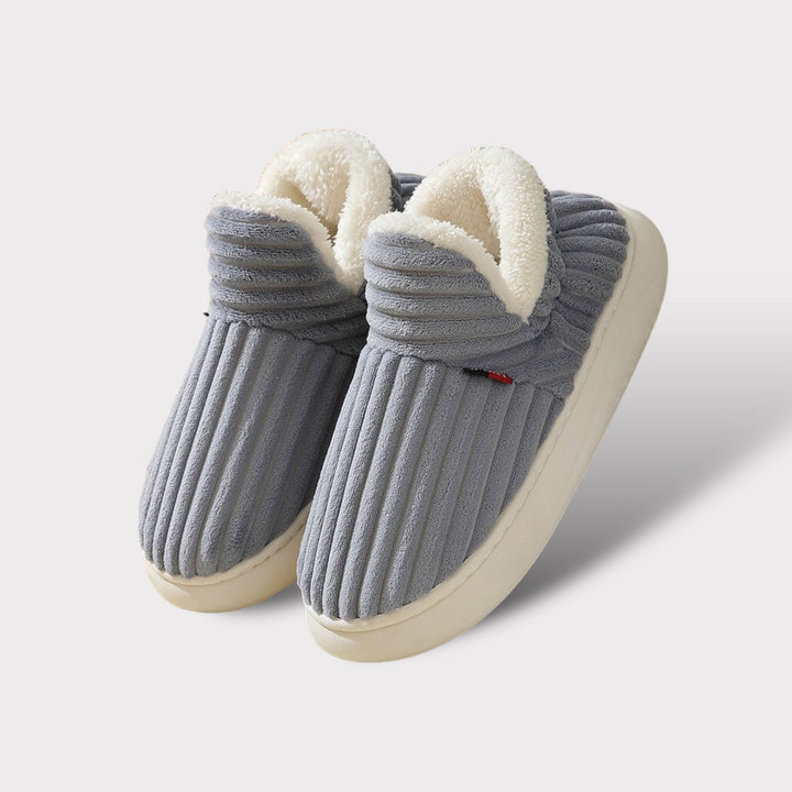 Comfy Women's Slippers - Aurora-Gray-4.0 - 4.5-Nora Luxe