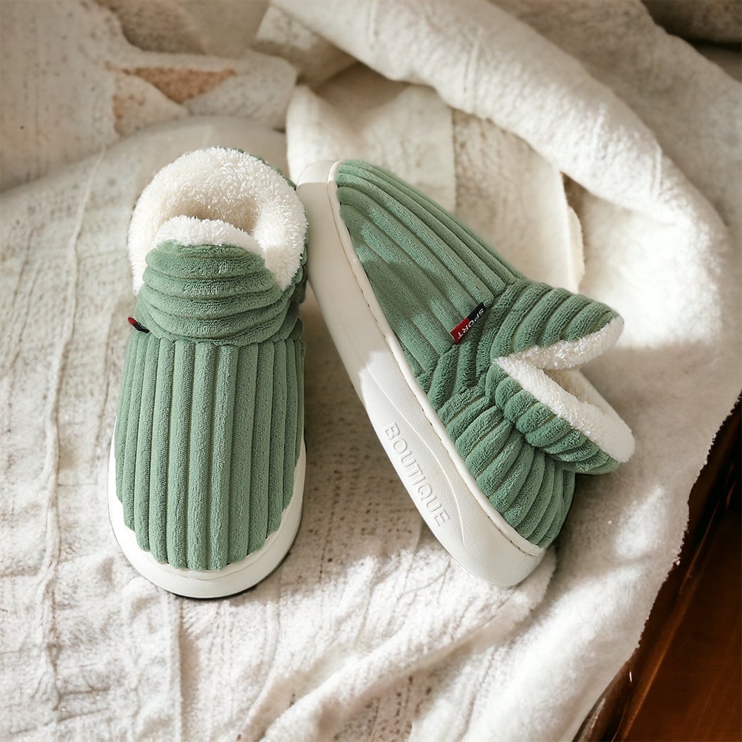 Comfy Women's Slippers - Aurora-Green-4.0 - 4.5-Nora Luxe