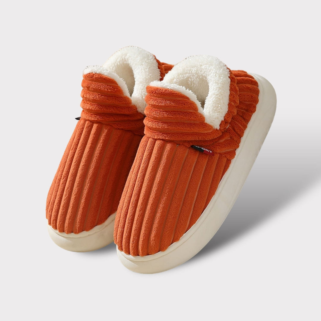 Comfy Women's Slippers - Aurora-Orange-4.0 - 4.5-Nora Luxe