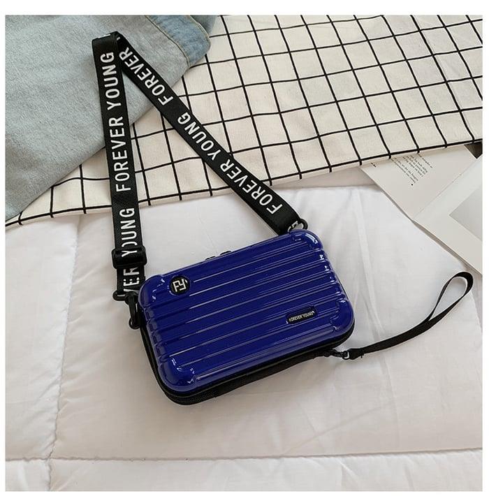 Compact and Stylish Mini Travel Bag for Women - LunaBag-Royal blue-Nora Luxe