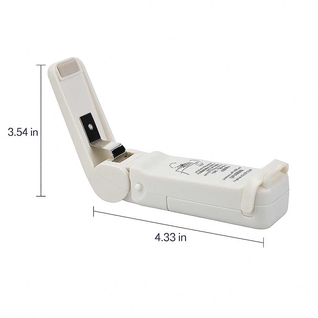 Compact Bag Sealer - FreshLock Sealer-White-Nora Luxe