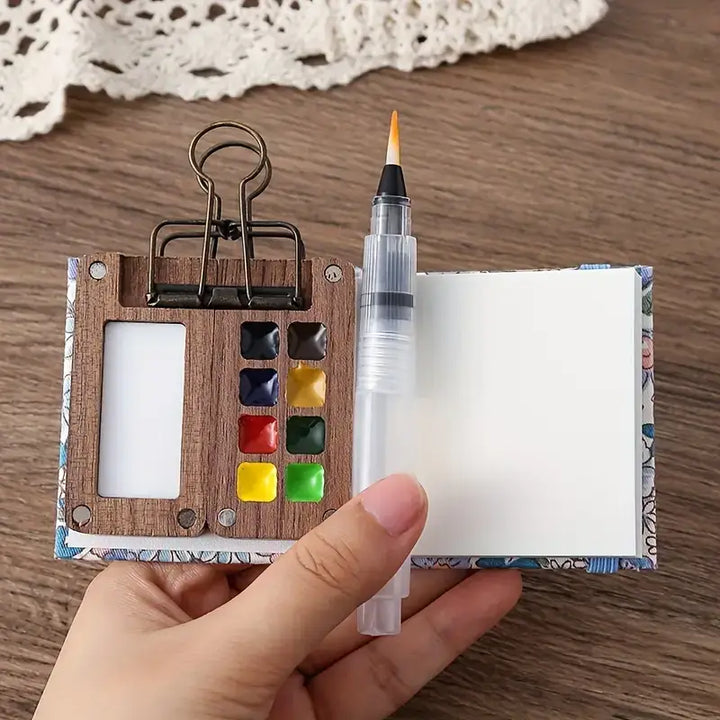 Compact Creativity Anytime and Anywhere - KunstZet Watercolour Set-Compact Set-Nora Luxe