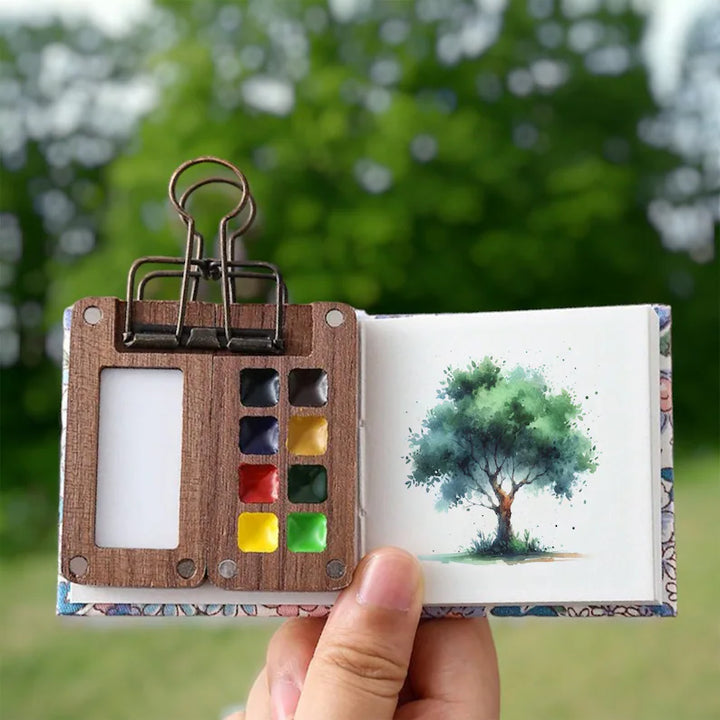 Compact Creativity Anytime and Anywhere - KunstZet Watercolour Set-Compact Set-Nora Luxe