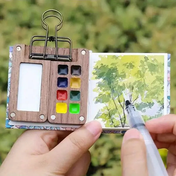 Compact Creativity Anytime and Anywhere - KunstZet Watercolour Set-Compact Set-Nora Luxe