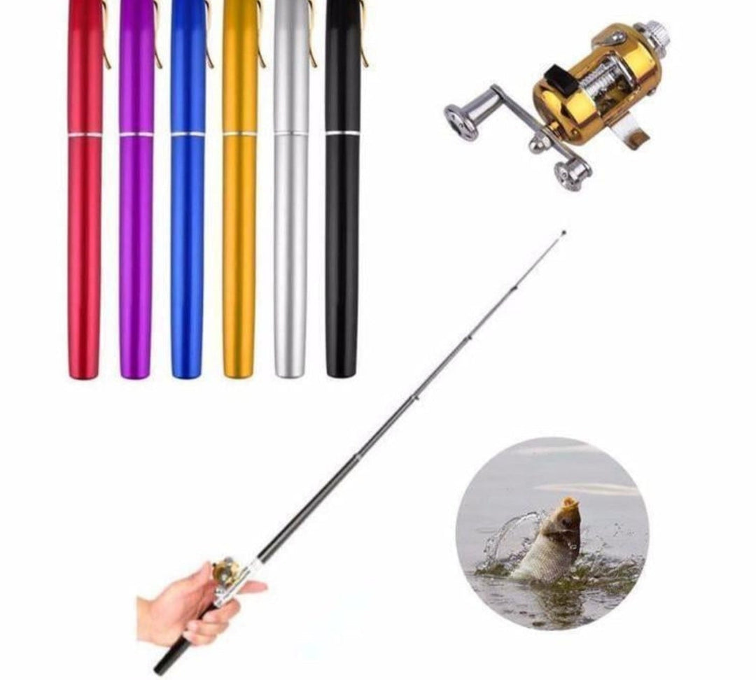 Compact Fishing Rod Set - TravelCast-Black-Nora Luxe