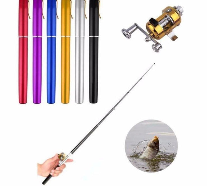 Compact Fishing Rod Set - TravelCast-Black-Nora Luxe