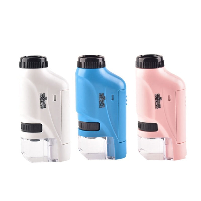 Compact Kids Microscope - MicroExplorer-White-Nora Luxe