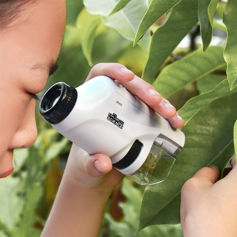 Compact Kids Microscope - MicroExplorer-White-Nora Luxe