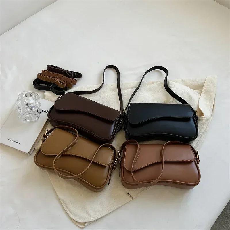 Compact Ladies Shoulder Bag - Sophia-Silver-Nora Luxe