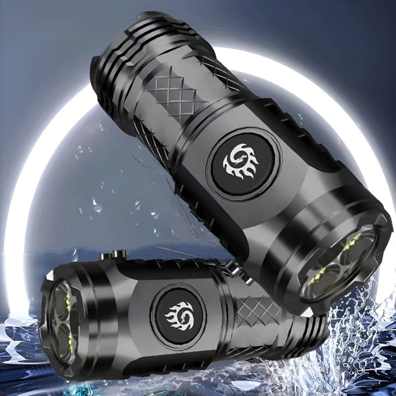 Compact LED Torch - LumenTorch-Black-Nora Luxe