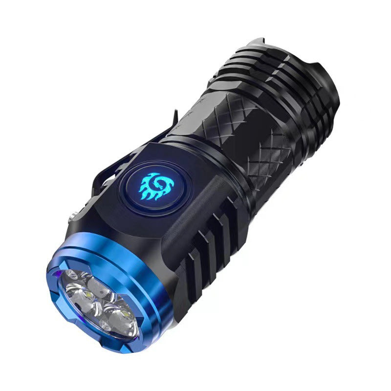 Compact LED Torch - LumenTorch-Black-Nora Luxe