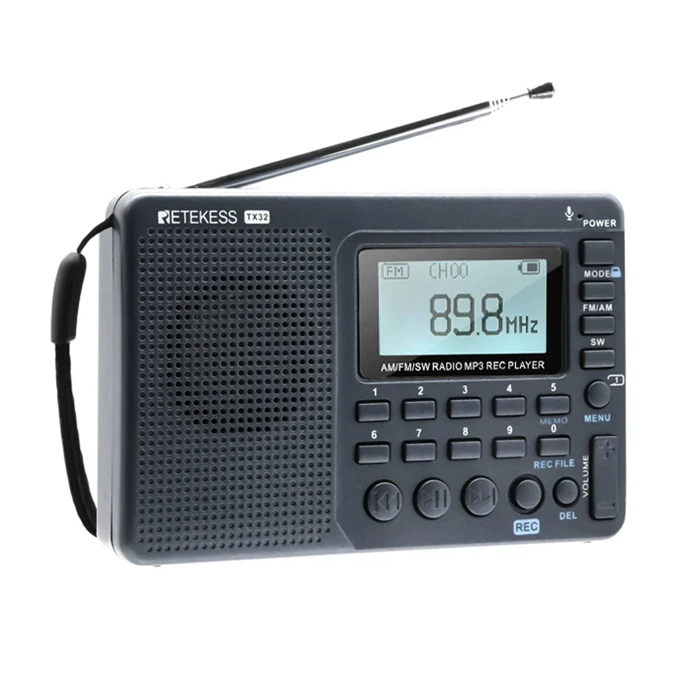 Compact Portable Radio - EchoWave-Nora Luxe