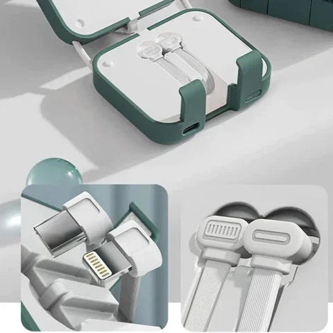 Compact Powerbank - PowerPocket-Green-Nora Luxe