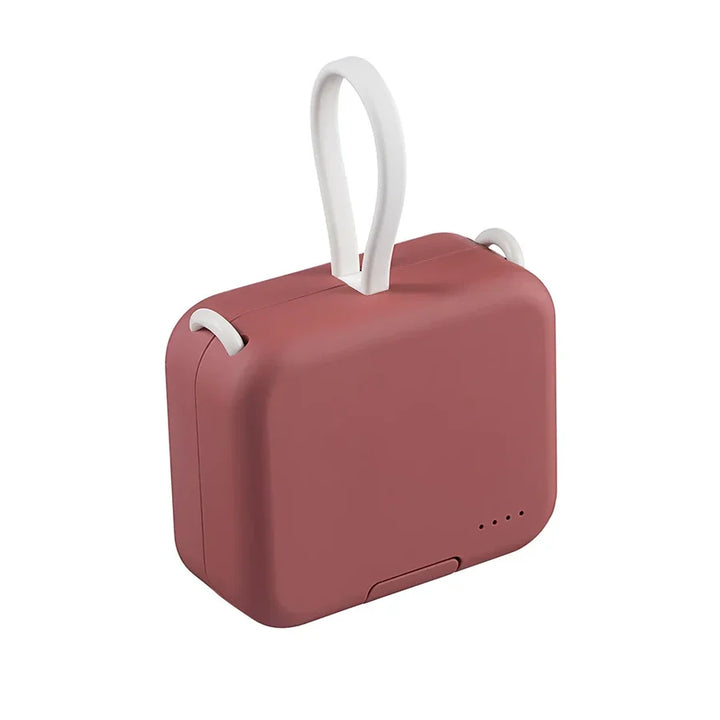 Compact Powerbank - PowerPocket-Red-Nora Luxe