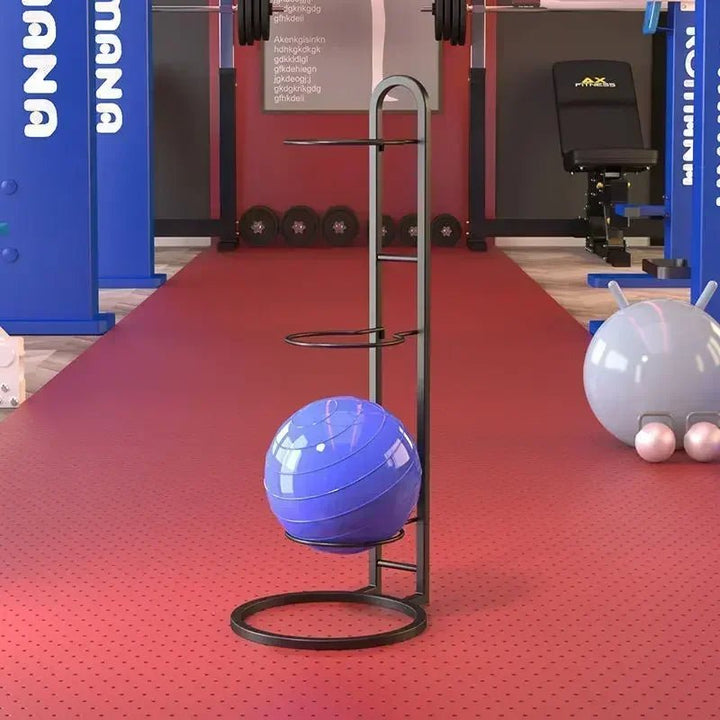 Compact Storage Rack for Sports Balls and Accessories - BallRack Pro-3 Balls-White-Nora Luxe