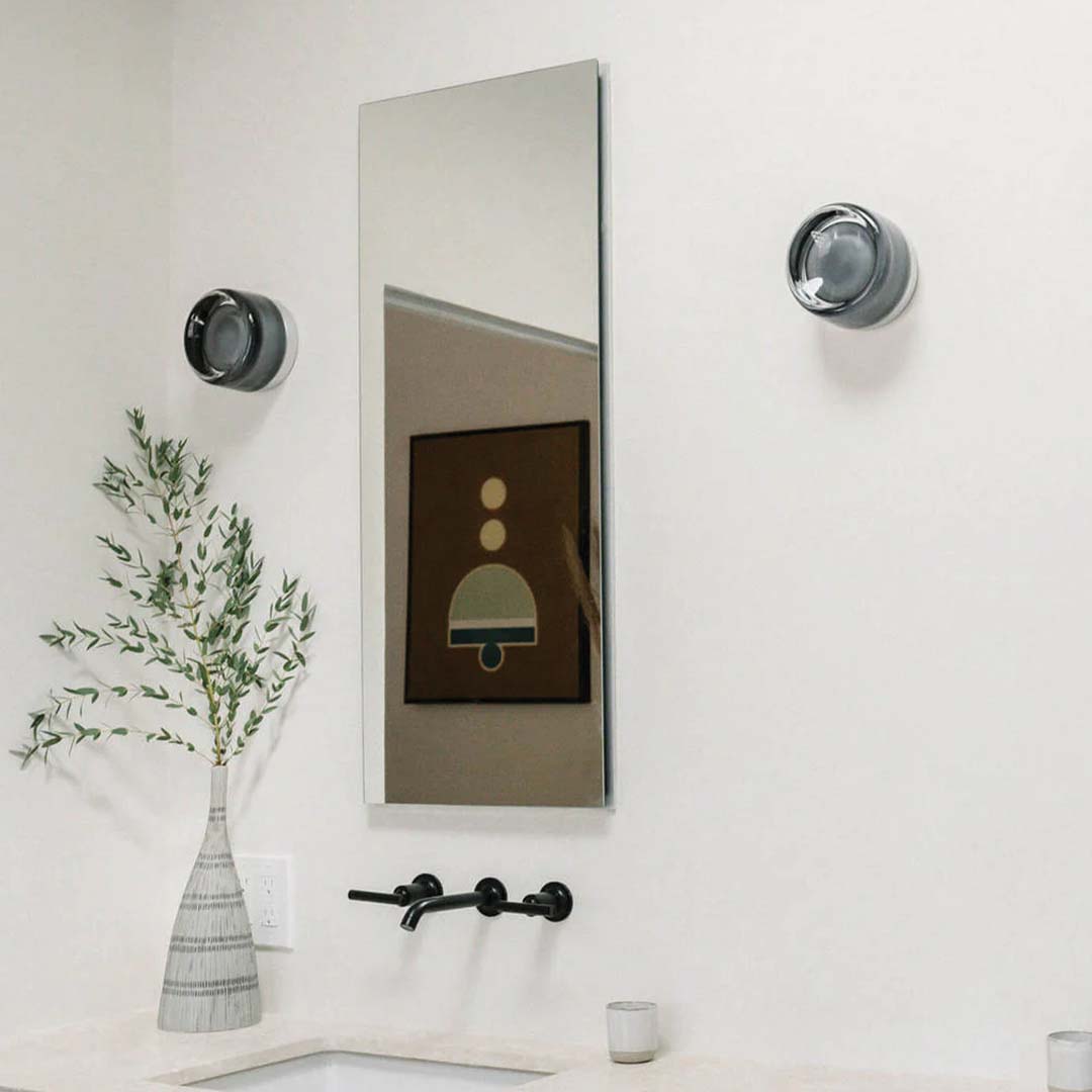 Compact Wall Lamp - DimpleGlow-Amber-Nora Luxe