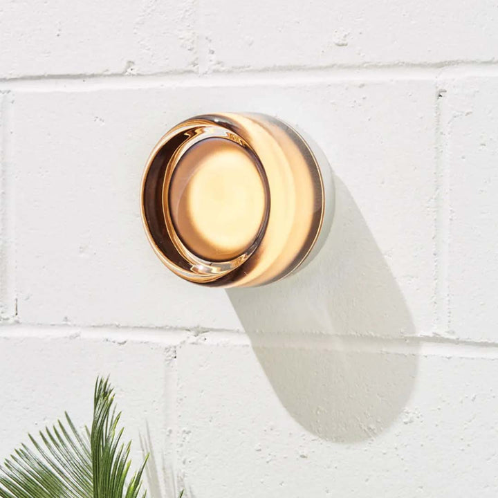 Compact Wall Lamp - DimpleGlow-Amber-Nora Luxe