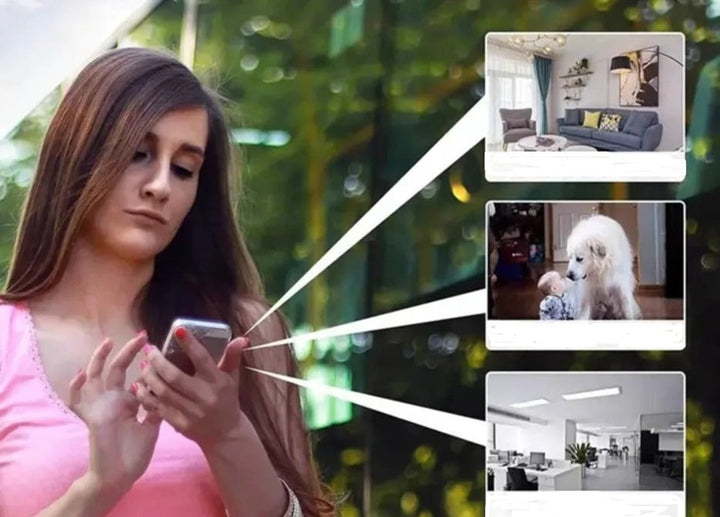 Compact Wifi Surveillance Camera - SafeWatch Mini-Only the camera-Nora Luxe
