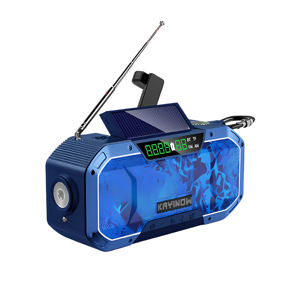 Comprehensive Emergency Radio - SurvivorLight-Blue-Nora Luxe
