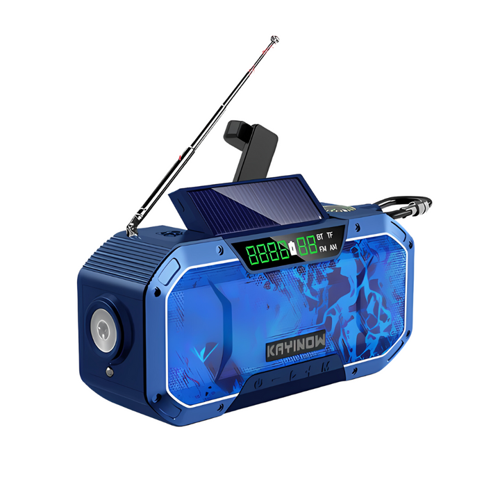 Comprehensive Emergency Radio - SurvivorLight-Blue-Nora Luxe