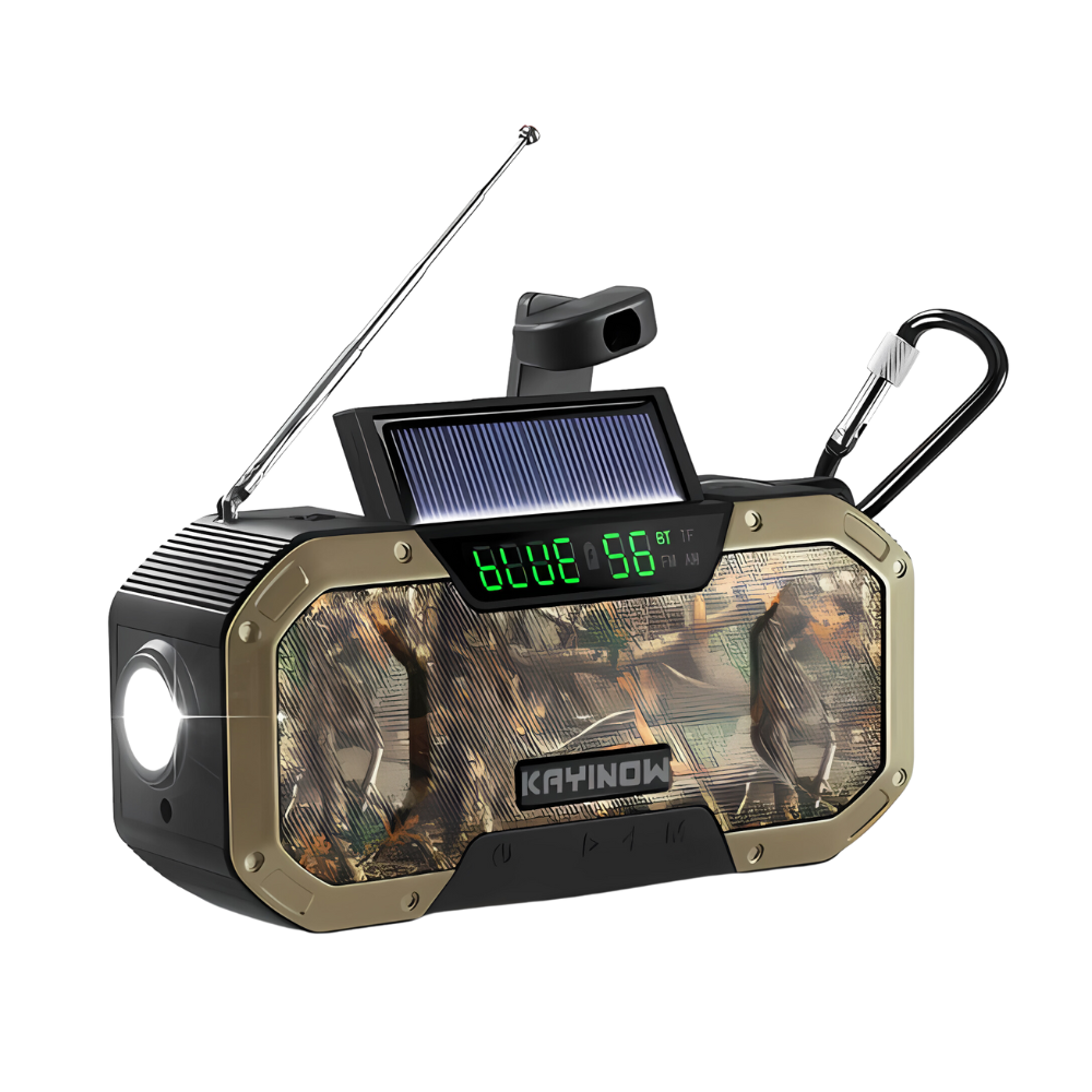 Comprehensive Emergency Radio - SurvivorLight-Brown-Nora Luxe