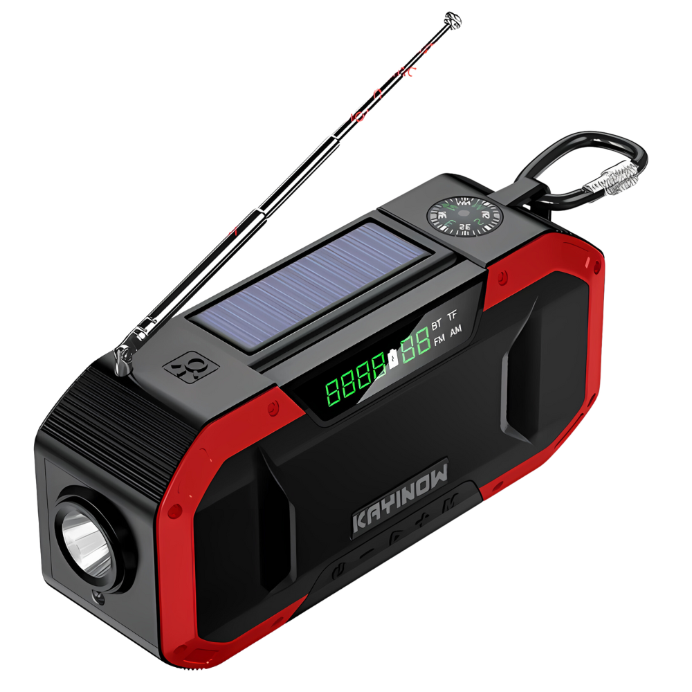 Comprehensive Emergency Radio - SurvivorLight-Red-Nora Luxe