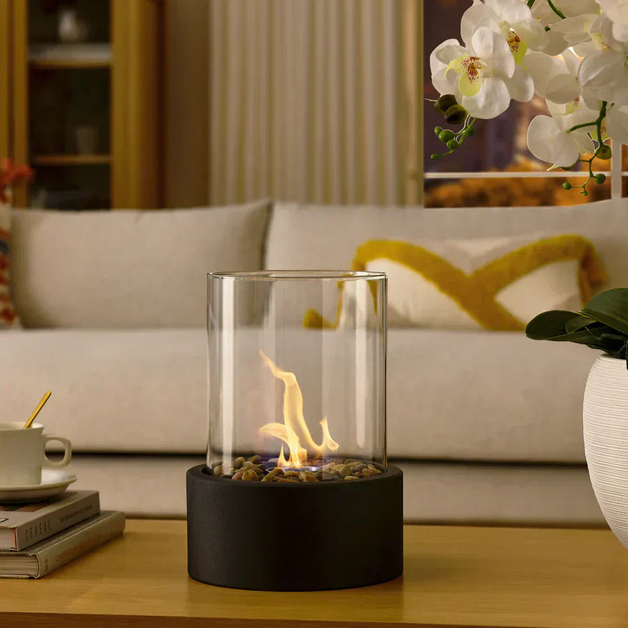 Contemporary Portable Flame Source - GlowFlicker-Nora Luxe
