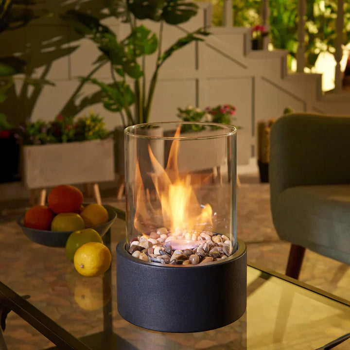 Contemporary Portable Flame Source - GlowFlicker-Nora Luxe