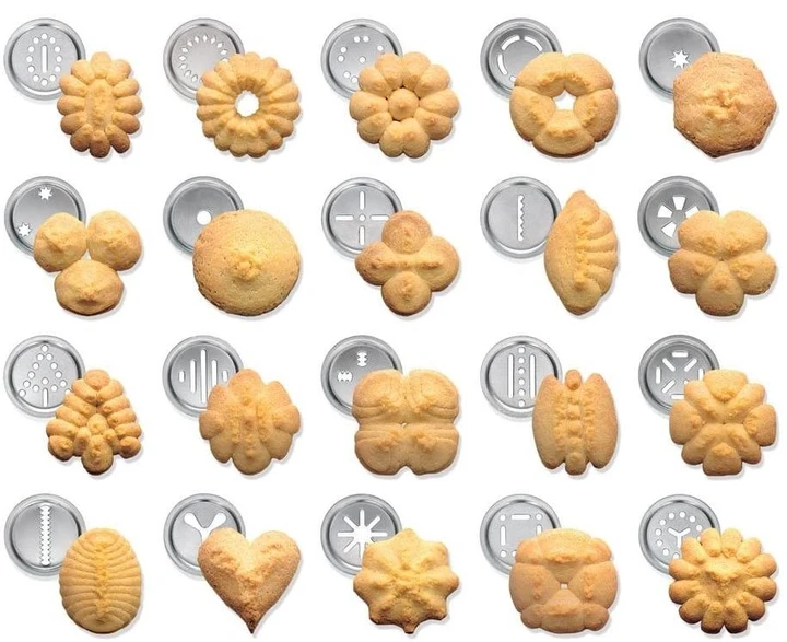 Cookie press - CookieCrafter-Including 10 shapes-Nora Luxe