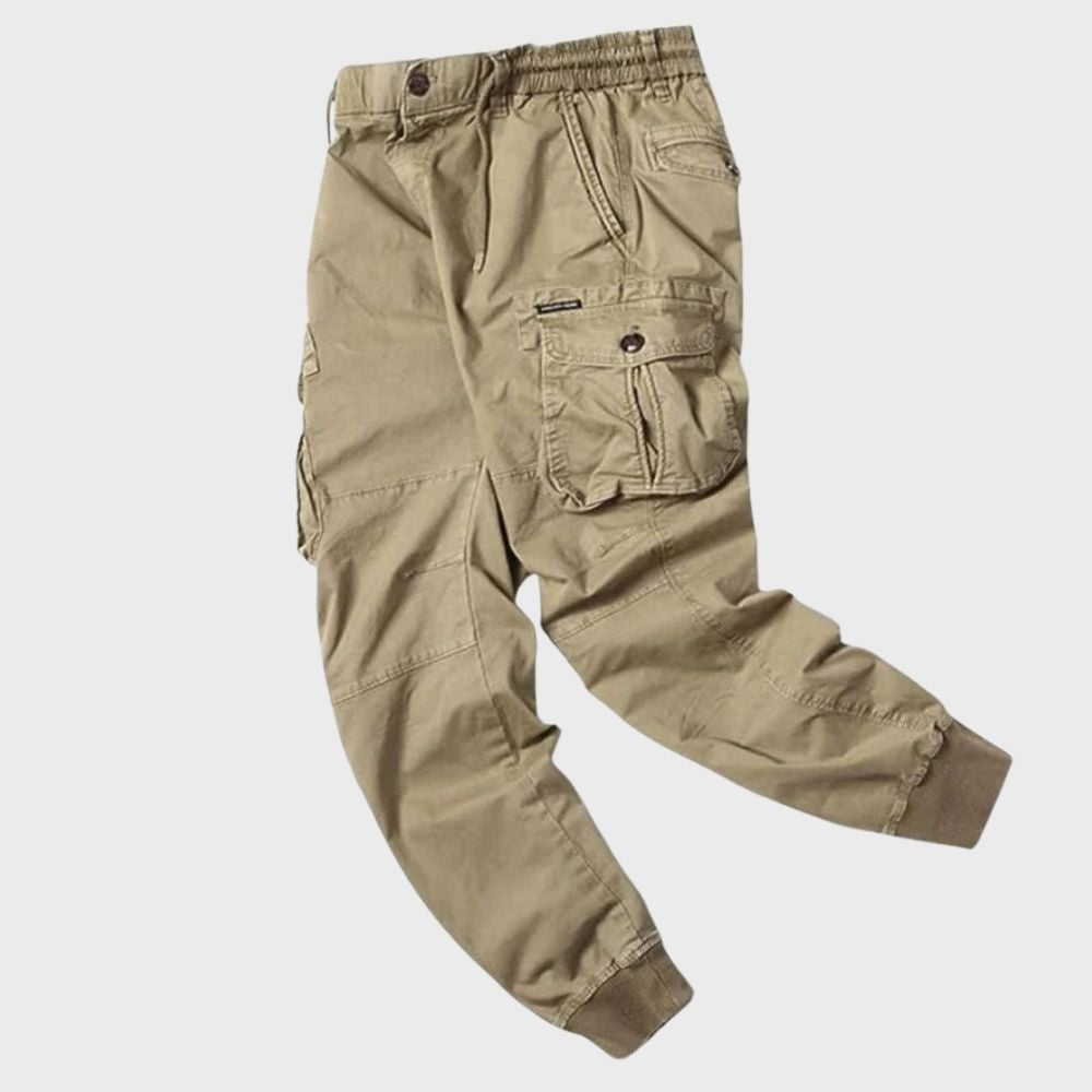 Cool Cargo Joggers for Men - Dexter-Taupe-29-Nora Luxe