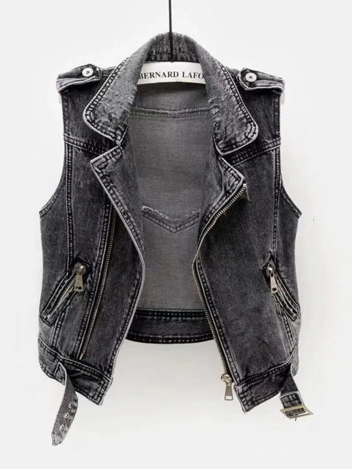 Cool Ladies Denim Jacket - Nova-S-Nora Luxe