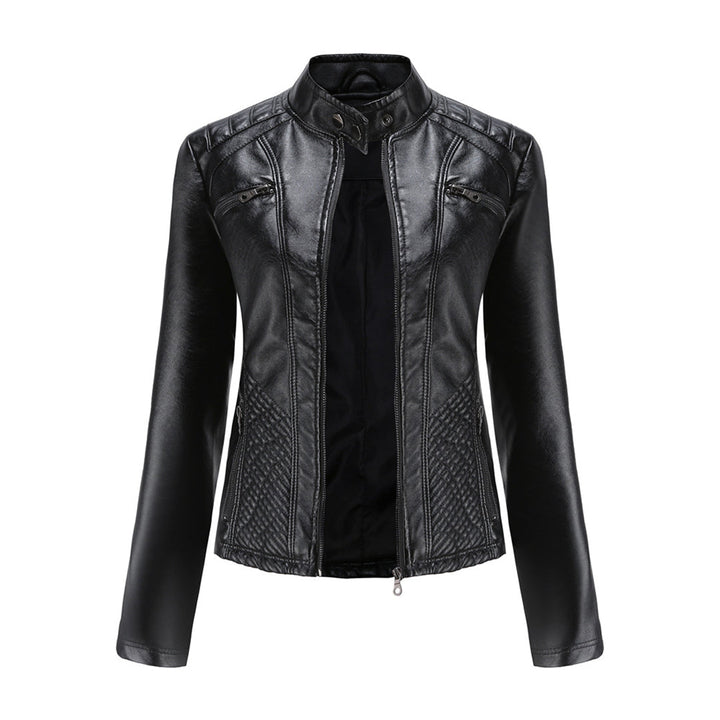 Cool Leather Ladies Jacket - Nova-Brown-XS-Nora Luxe