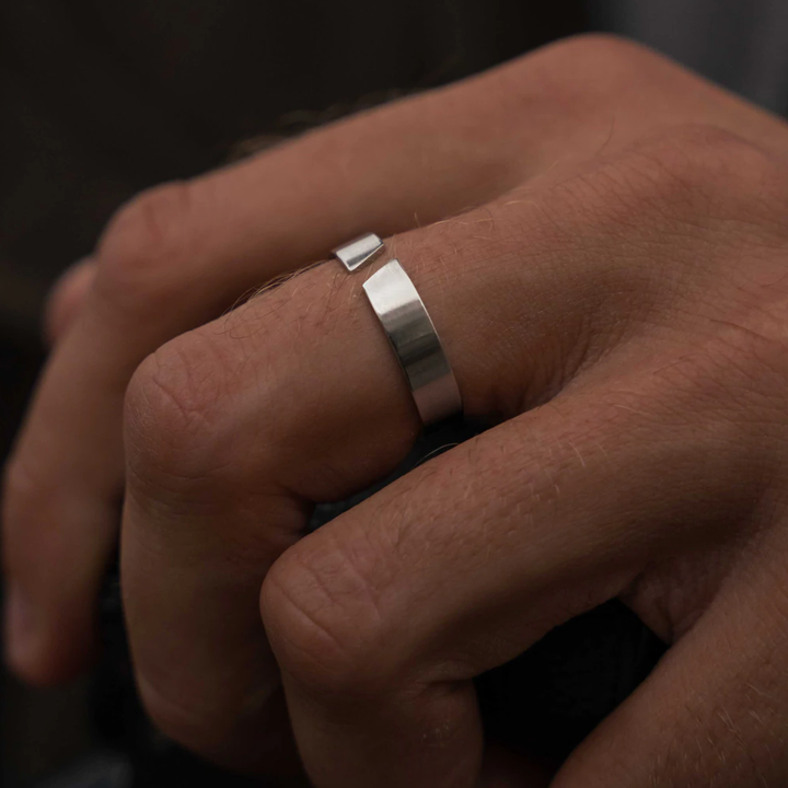 Cool Men's Ring - Arvid-Silver-Nora Luxe