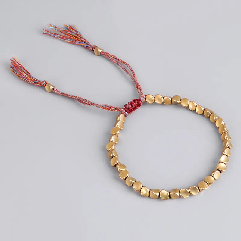 Copper Bead Lucky Bracelet | Women's Elegant Jewellery-Nora Luxe