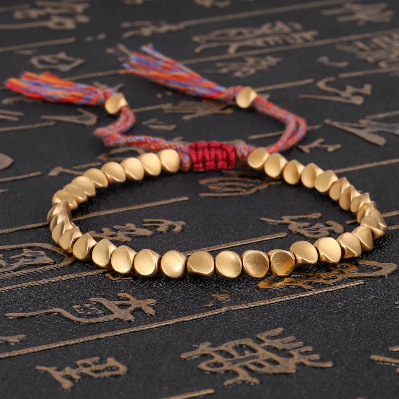 Copper Bead Lucky Bracelet | Women's Elegant Jewellery-Nora Luxe