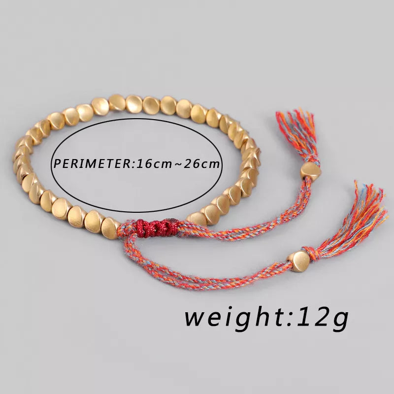 Copper Bead Lucky Bracelet | Women's Elegant Jewellery-Nora Luxe