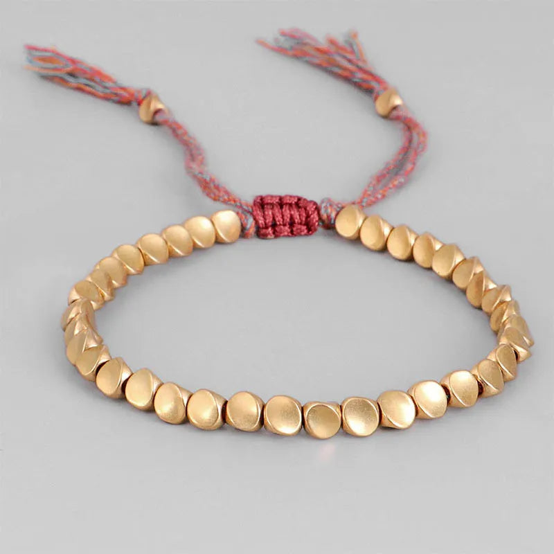 Copper Bead Lucky Bracelet | Women's Elegant Jewellery-Nora Luxe