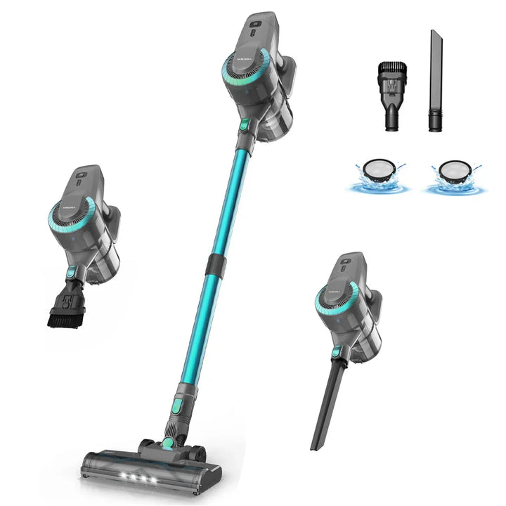 Cordless Standing Vacuum Cleaner - JadePro-Green-Nora Luxe