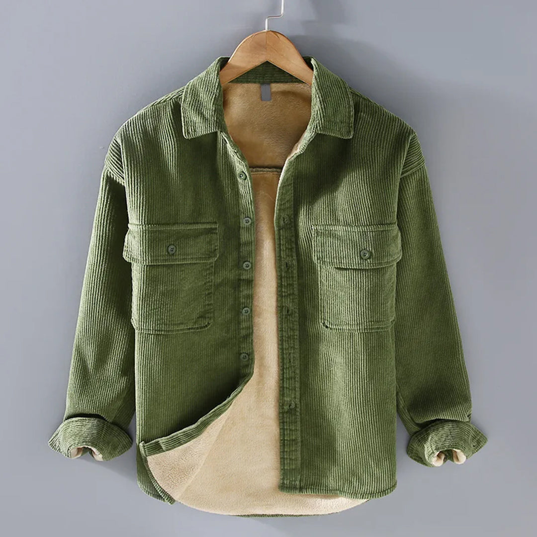 Corduroy Jacket for Men - Victor-Green-M-Nora Luxe
